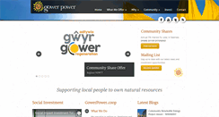 Desktop Screenshot of gowerpower.coop
